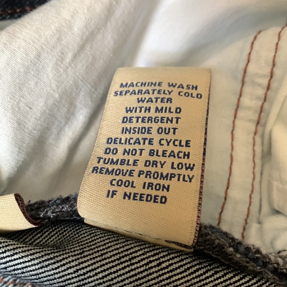 CAbi Jeans #203A Dark Wash Blue Denim Boot Cut Stretch Mid-Rise - Size 6 - NWOT - Picture 10 of 10